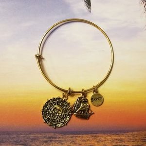 Pirate Charm Bangle Bracelet (NWOT)